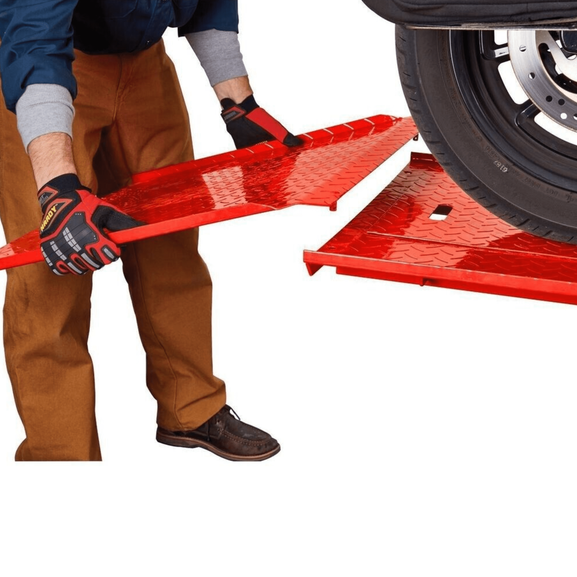 Pneumatic Motorcycle Scissor Lift 1000 lbs. lifting Capacity Hydraulic ...